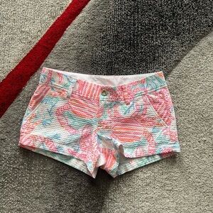 Lilly Pulitzer Getting Steamy Crab Print The Walsh Shorts
